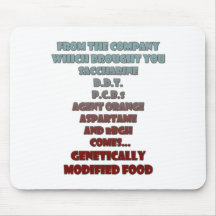 GM Foods Mouse Pads