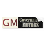 GM: Government Motors bumper stickers