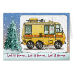 GMC Motor Home Camper RV Holiday Cards