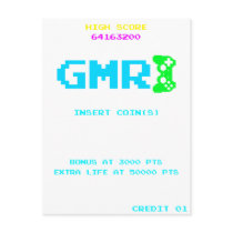 GMR - NMH Gamer Gaming Hi Score Video Games Postcard