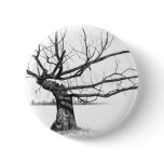 GNARLY OLD TREE: PENCIL REALISM ART buttons
