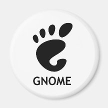 Gnome (desktop environment) refrigerator magnets