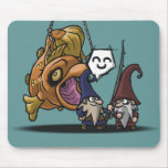 Gnome Fishing Mousepad