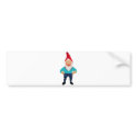 Gnome Garden Little Man Lawn Nome Gnome Underpants bumper stickers
