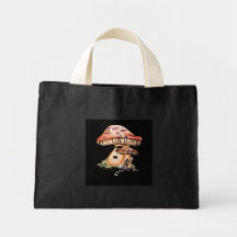 Gnome Home Canvas Bag