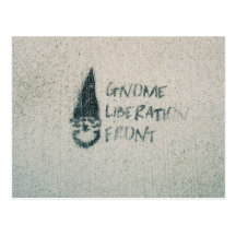 Gnome Liberation Front Postcard