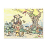 gnome parade postcard