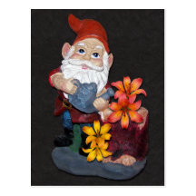 Gnome Photo Design Postcard