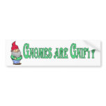 Gnomes are Gnifty! bumper stickers
