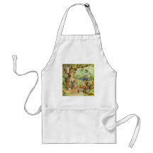Gnomes, Elves and Fairies in the Magical Forest Apron
