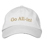 Go All-in! Embroidered Hats