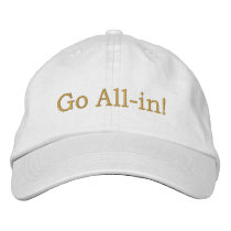Go All-in! embroidered hats