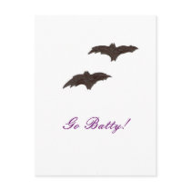 Go Batty! Postcard