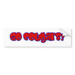 Go Cougars bumper stickers