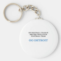 Go Detroit Key Chain