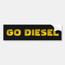 GO DIESEL BUMPER STICKER