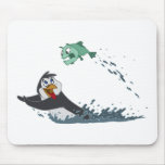 "Go Fish" Penguin Mousepads