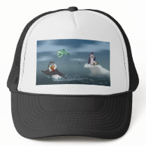 "Go Fish" Penguin w/Background