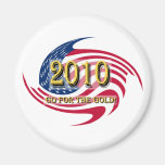 Go For The Gold Refrigerator Magnet