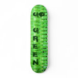 Go Green Abstract Skateboard Decks