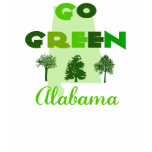 Go Green Alabama Womens Shirt