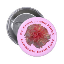 Go Green and Pink Button