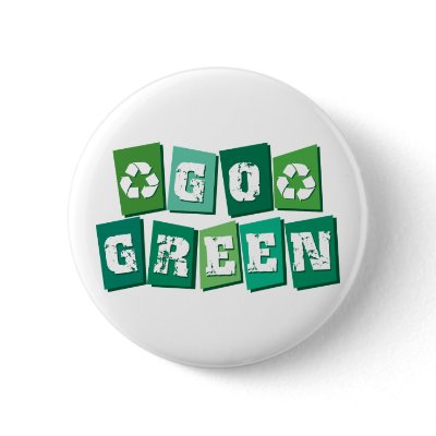 Go Green Blocks Pins by bbdesignsco