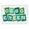 Go Green Blocks cards