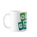Go Green Blocks mugs