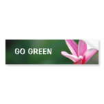 GO GREEN Bumper Sticker bumper stickers