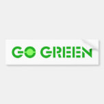 Go green bumper stickers