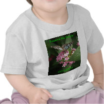 GO GREEN! Butterfly Flower Tee Shirts