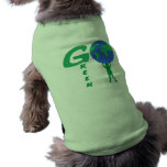 Go Green Dog Tee pet clothing