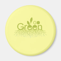 Go Green Fridge Magnet