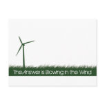 Go Green, Go Clean, Go Renewable postcards