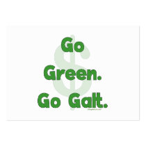Go Green Go Galt Business Card Templates