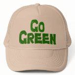 GO Green Trucker Hats