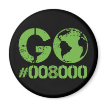 Go Green HTML RGB magnets