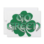 go green invitations