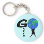 Go Green Keychain
