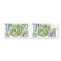 Go Green Leaf Bumper Sticker bumper stickers