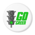 Go Green Light magnets