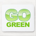 Go Green Logo Mousemats
