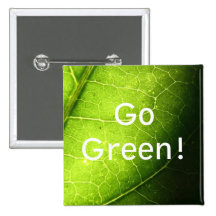 Go Green Pin