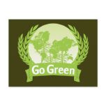 Go Green Postcard