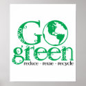 Go Green posters