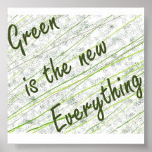 Go Green Posters