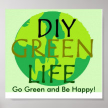 Go Green Poster