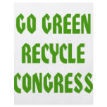 Go Green Recycle Congress flyers