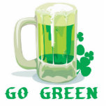 Go Green St Patricks Day Beer photo sculptures